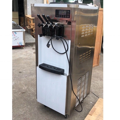 304 Edelstahl Material Weich bedienen Eiscreme Maschine Philippinen 16-88L/h Kapazität