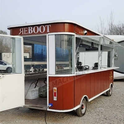 Full Kitchen Mobil Food Truck Einzelhandel Lebensmittel Anhänger für Pizza Burger BBQ