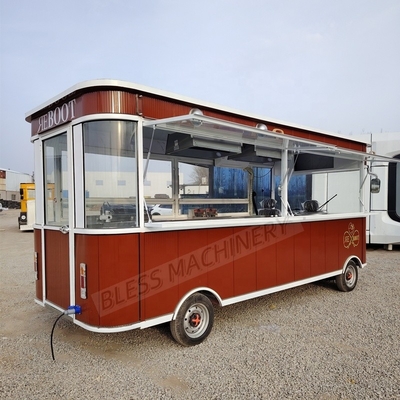 Full Kitchen Mobil Food Truck Einzelhandel Lebensmittel Anhänger für Pizza Burger BBQ