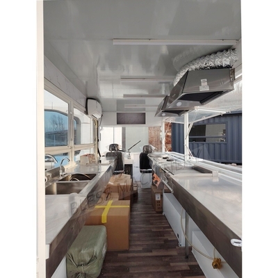Full Kitchen Mobil Food Truck Einzelhandel Lebensmittel Anhänger für Pizza Burger BBQ