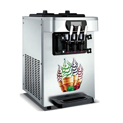 Verkaufsmärkte Soft Serve 3 Flavor Eiscreme Maschine mit Super Performance 220V/50Hz
