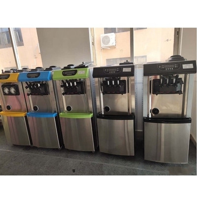 2022 Soft Serve 3 Geschmack Eismaschine mit Super Performance und Automatik