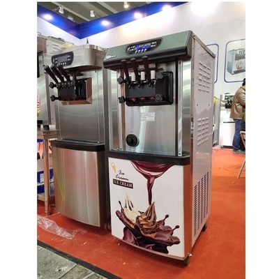 2022 Soft Serve 3 Geschmack Eismaschine mit Super Performance und Automatik
