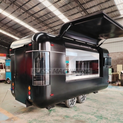 110V220V Konzession Retro-Eis-Türkei-Wagen Mobil-Tiefbrenner Food Truck Anhänger USA
