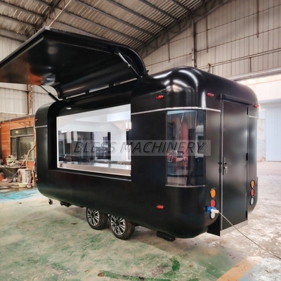 110V220V Konzession Retro-Eis-Türkei-Wagen Mobil-Tiefbrenner Food Truck Anhänger USA