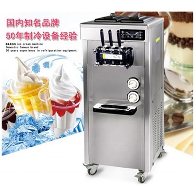 Soft Ice Cream-Maschine mit einer Kapazität von 16 bis 88 L/h und Schokoladenrohstoff