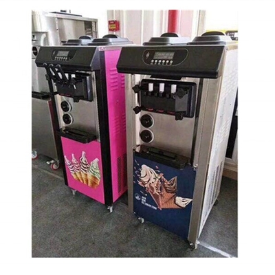 Soft Ice Cream-Maschine mit einer Kapazität von 16 bis 88 L/h und Schokoladenrohstoff