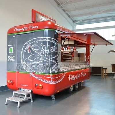 mobile Fast-Food-Anhänger mit Hochgeschwindigkeits-Multifunktions-Snack-Food-Wagen
