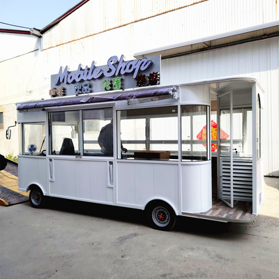 Bekleidungsgeschäfte Mobil-Küchen-Anhänger Straße Mobil-Lebensmittel-Wärmer-Wagen/Crepe-Lebensmittel-Anhänger