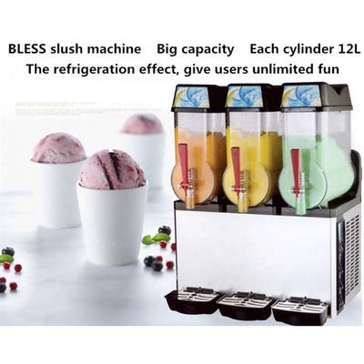 Luftkühlung Multifunktions-Slush-Eismaschine Garantie 420x590x810mm