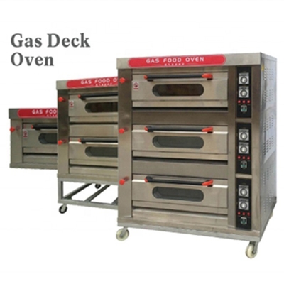 2 Trays Edelstahl Gas-/Elektro-Deck-Ofen für die heimische Dorf-Aktive Nachfrage