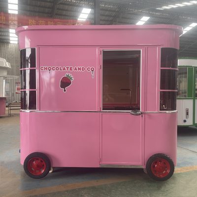 Mobilkaffee Milch Tee Sojabohnenmilch Frischsaft Gemüse Obstsalat Wagenwagen mit 1