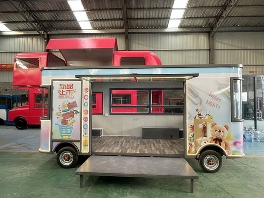 2024 Energieeinsparende kommerzielle BBQ-Hot-Food-Fahrzeuge für Outdoor-Fastfood nach US-Standards