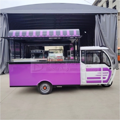 Multipurpose Mobile Electric Fast Food Snack Dreirad-Pedicab mit kundenspezifischem Design