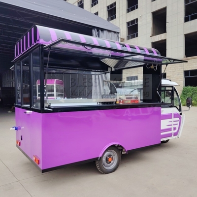 Multipurpose Mobile Electric Fast Food Snack Dreirad-Pedicab mit kundenspezifischem Design