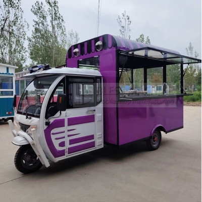 Multipurpose Mobile Electric Fast Food Snack Dreirad-Pedicab mit kundenspezifischem Design