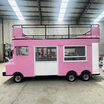 2022 Haushalts Eiscreme Sandwich Cart Food Trailer mit Sonnenschirm und 85 km lange Strecke