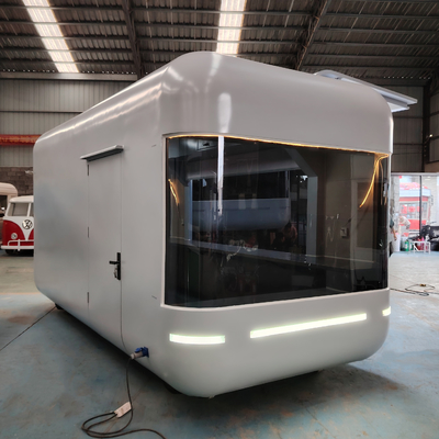 Customized Galvanized Steel Mobile Food Snack Trailer Boutique Cart für den Einzelhandel