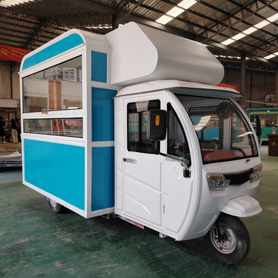 Multifunktionales mobiles elektrisches Fastfood Snack Dreirad Pedicab Dreirad im Jahr 2023