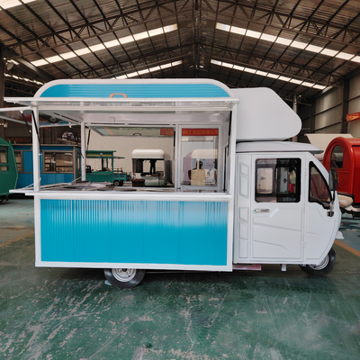 Multifunktionales mobiles elektrisches Fastfood Snack Dreirad Pedicab Dreirad im Jahr 2023