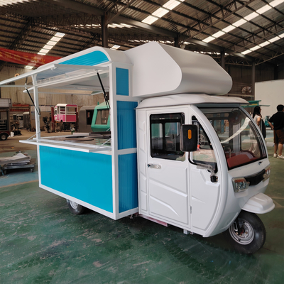 Multifunktionales mobiles elektrisches Fastfood Snack Dreirad Pedicab Dreirad im Jahr 2023
