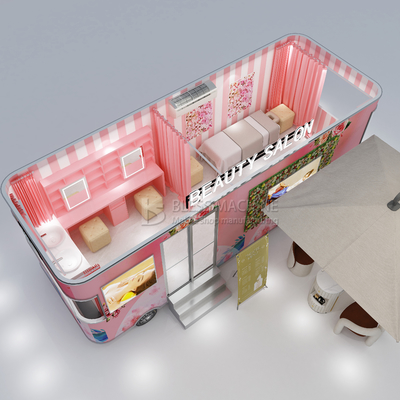 Mobile Salon in Technologie mit 4 Rädern und L420.00cm*W180.00cm*H230.00cm Abmessungen