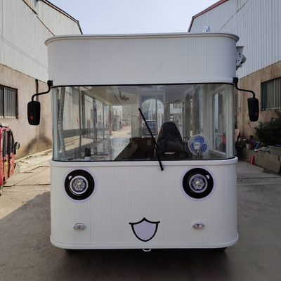 500*180*235cm Elektrische mobile gebratene Hühnchen-Combo-Wagen mit Kaffee und Cola-Getränk