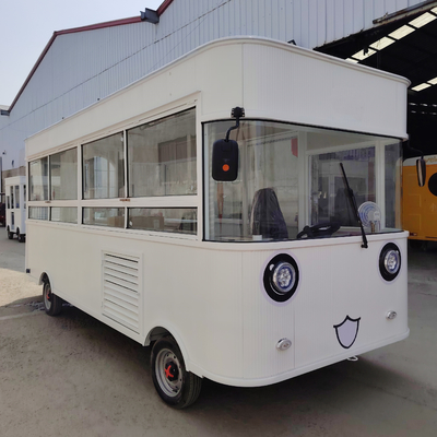 500*180*235cm Elektrische mobile gebratene Hühnchen-Combo-Wagen mit Kaffee und Cola-Getränk