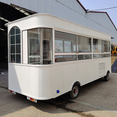 500*180*235cm Elektrische mobile gebratene Hühnchen-Combo-Wagen mit Kaffee und Cola-Getränk