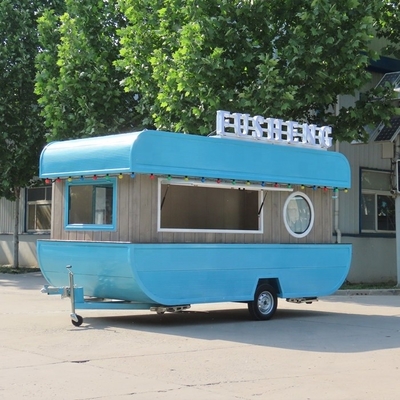 Die beste Investition für Druckereien 220V/380V Spannung Roulotte Trail Straßen-Food-Trucks