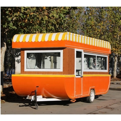 Die beste Investition für Druckereien 220V/380V Spannung Roulotte Trail Straßen-Food-Trucks