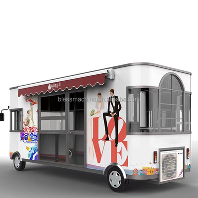 Multifunktionales und bequemes 220-Volt-Elektro-Lebensmittelfahrzeug für den Außenbereich mit vielseitigem Design