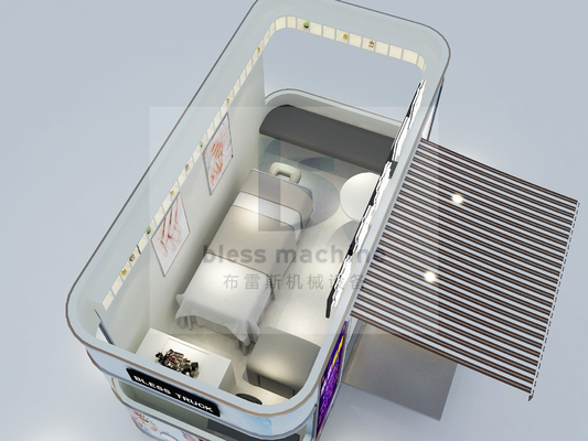 Gemüseelektrische mobile Lebensmittelkarre/Kiosk/LKW/Eiscreme-Karre mit geräumigem Innenraum