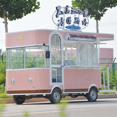 Gemüseelektrische mobile Lebensmittelkarre/Kiosk/LKW/Eiscreme-Karre mit geräumigem Innenraum