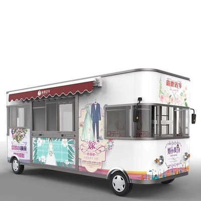 220-Volt-Elektro-Street-Food-Truck mit anpassbarem Design und 4 Rädern