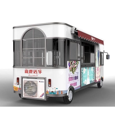 220-Volt-Elektro-Street-Food-Truck mit anpassbarem Design und 4 Rädern