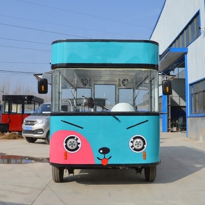 Straßen-Food-Truck BBQ Fast-Food-Anhänger Van Bäckerei Anwendungsbereiche Vollküche