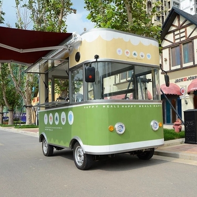 110V/220V Mini-Kaffee/Eiscreme/Hot Dog Cart Bbq Konzession Nahrungsmittel Anhänger Snackwagen Nahrungsmittelladen