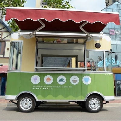 110V/220V Mini-Kaffee/Eiscreme/Hot Dog Cart Bbq Konzession Nahrungsmittel Anhänger Snackwagen Nahrungsmittelladen