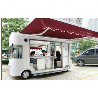 Mobiler Lebensmittelkorb Elektrischer Snack-Truck für Früchte und Gemüse