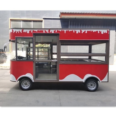 Elektro-Lebensmittel-Schrittfahrzeuge für die Küche Gewürzkarren/Lunchwagen Anhänger 110V/220V Spannung