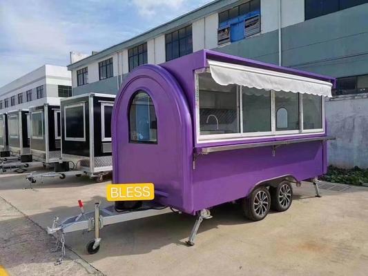 110V/220V/380V Spannung Edelstahl Kleiner Nahrungsmittelanhänger für Fast-Food-Van bei Direct