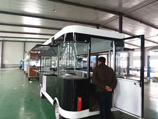 Edelstahl lackiert galvanisiertes Blatt Elektro-Fast-Food-Truck ideal für gewerbliche