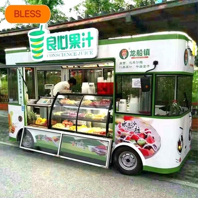 Schönes elektrisches, mobiles Pizza-Foodtruck mit Ausrüstung, ideal für Produktionsanlagen