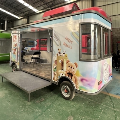Funktion Delicious Essen überall mit innovativem Design Mobile Pizza Cart Trailer