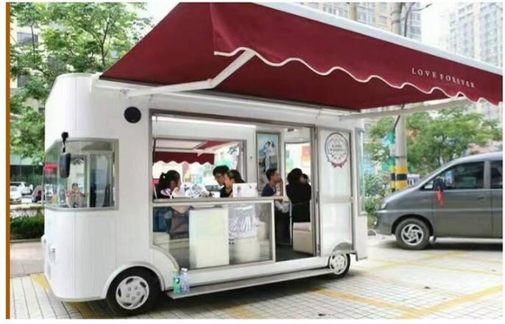 Multifunktionales Fastfood-Pizza Tacos-Ofen Mobil-Food-Truck mit Milch-Rohstoff