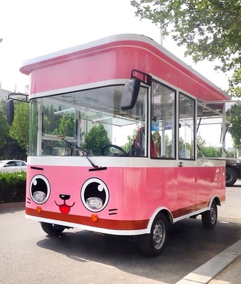 Spezifikationen der Sorten Mobiler Fastfood-Truck mit benutzerdefiniertem Schwarzmilchrohstoff
