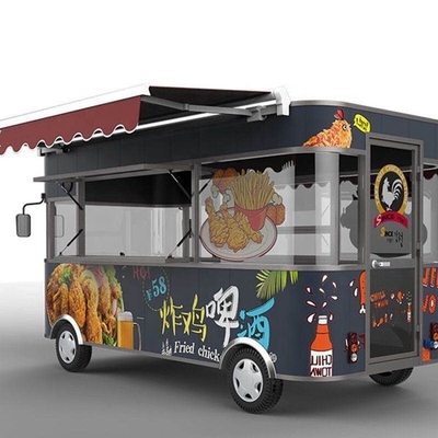 2020 USA Standard Mobile Hotdog Food Trucks mit 1000 kg Kapazität und 24-Stunden-Service