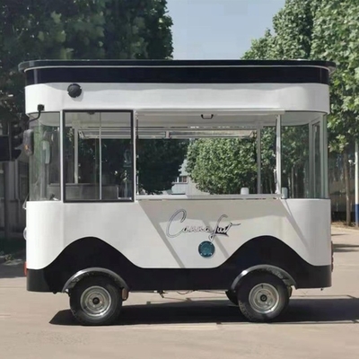 Low Investment Silber mobile kommerzielle Nahrungsmittelanhänger mit multifunktionalen Funktionen