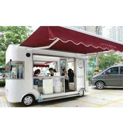Inländisches Dorf Aktive Nachfrage Doppelseitige offene Tuk Tuk Food Cart für die Canton Fair